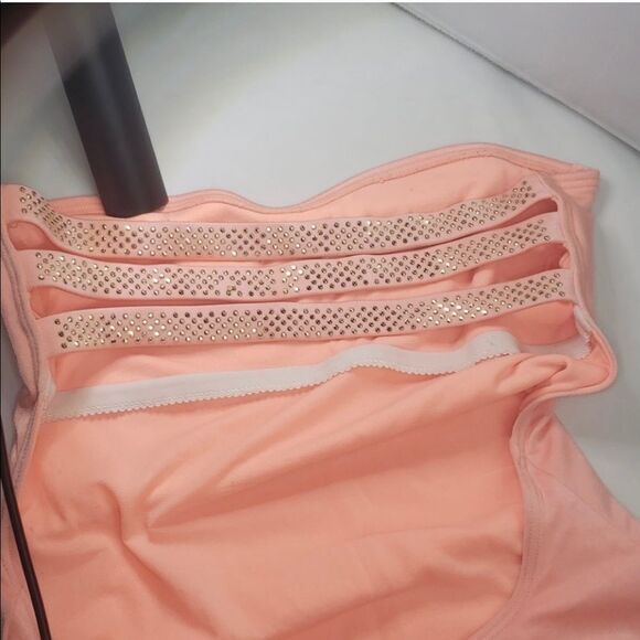 Vince Camuto PINK One-Piece Swimsuit sz 8 - Picture 7 of 11